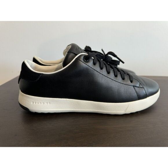 Cole Haan GrandPro Rally Men's 9 Black Shoes Sneakers Leather Tennis Lightweight - Picture 5 of 6
